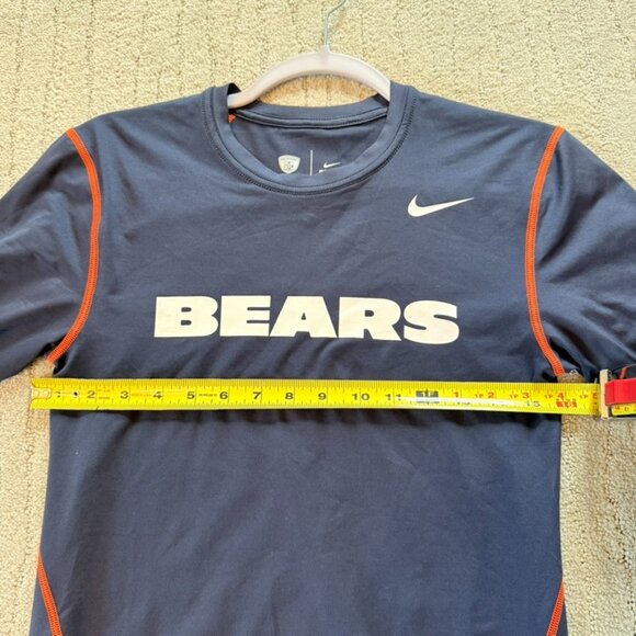 🏈 Nike NFL Chicago Bears Dri-FIT Long Sleeve Training Shirt - Men’s Medium - Picture 5 of 6